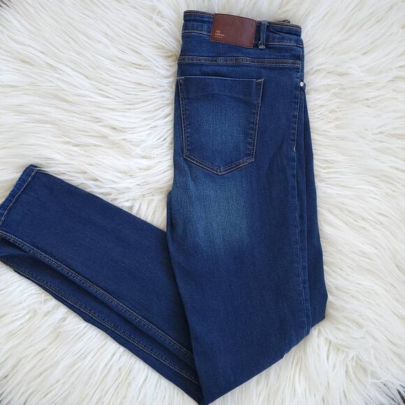 Zara TRF Denim Skinny Pitillo Jeans Mid Rise Stretch Zip Fly 10 - Picture 4 of 11